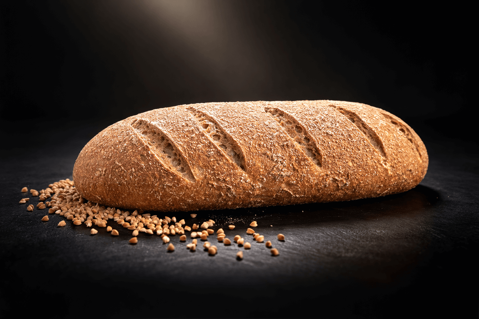 Pan de Trigo Sarraceno 100% de Grano Vivo: sin gluten, artesanal y naturalmente nutritivo