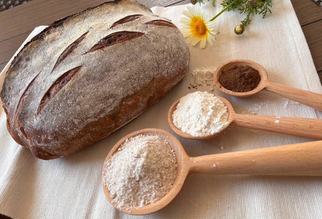 Pan integral con malta tostada